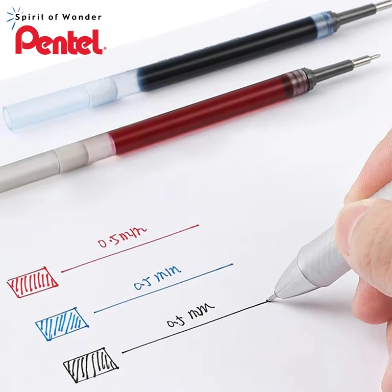 

Японские быстросохнущие гелевые стержни Pentel LRN5/XLRN5TL для ручек BLN105/BLN75/BLN125, 0.5 мм, большой объем, для письма