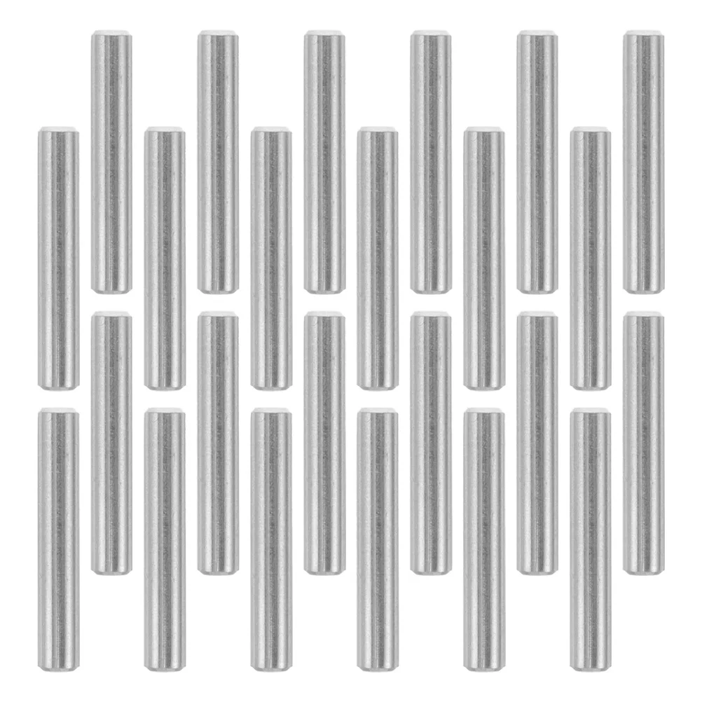 

50pcs Stainless Steel Dowel Pins Bearing Positioning Pin Accurate Dimensions Heavy Load Cylindrical Shape Furniture Pegs