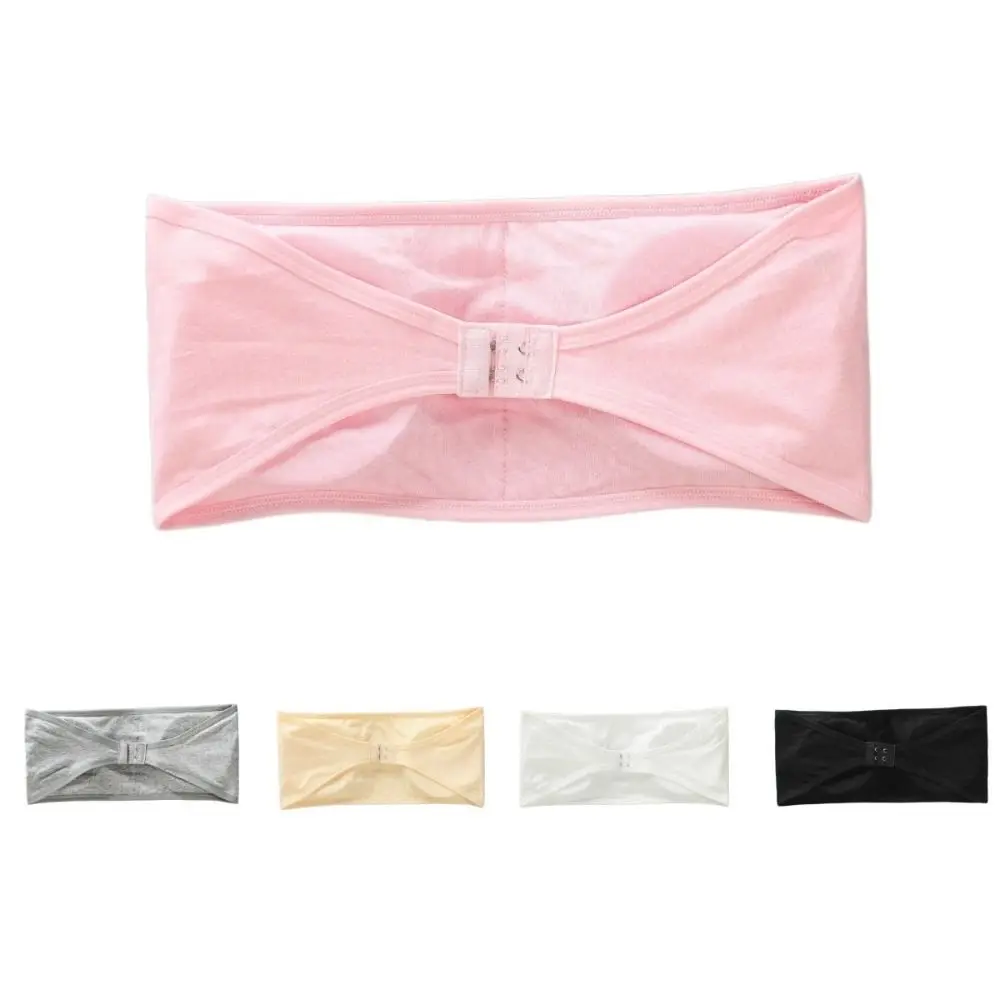 Cotton Children's Strapless Bra Casual Underwear Breathable Vest Girl Developmental Bras with Buckle Children Tube Tops