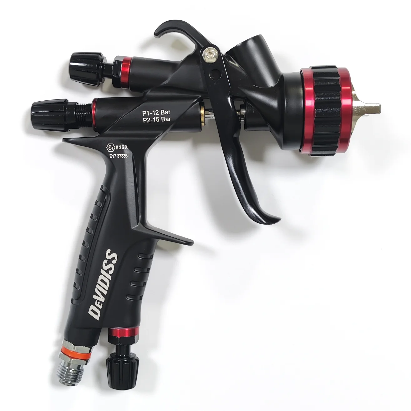 Pneumatic Varnish Paint Spray Gun High Atomization Low Pressure 1.3mm Gravity Feed