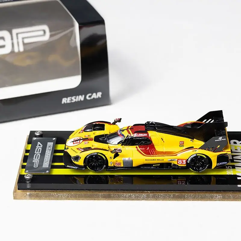 SUP qidian Модель 1:64 499P 24H AF Corse No83 Смола Модель автомобиля