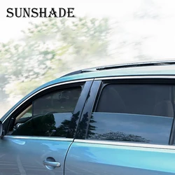 For Toyota Sienna XL20 XL30 XL40 2003-2024 Car Magnetic Sunshade Side Window Sun Visor Mesh Curtain Sunscreen Heat Insulation