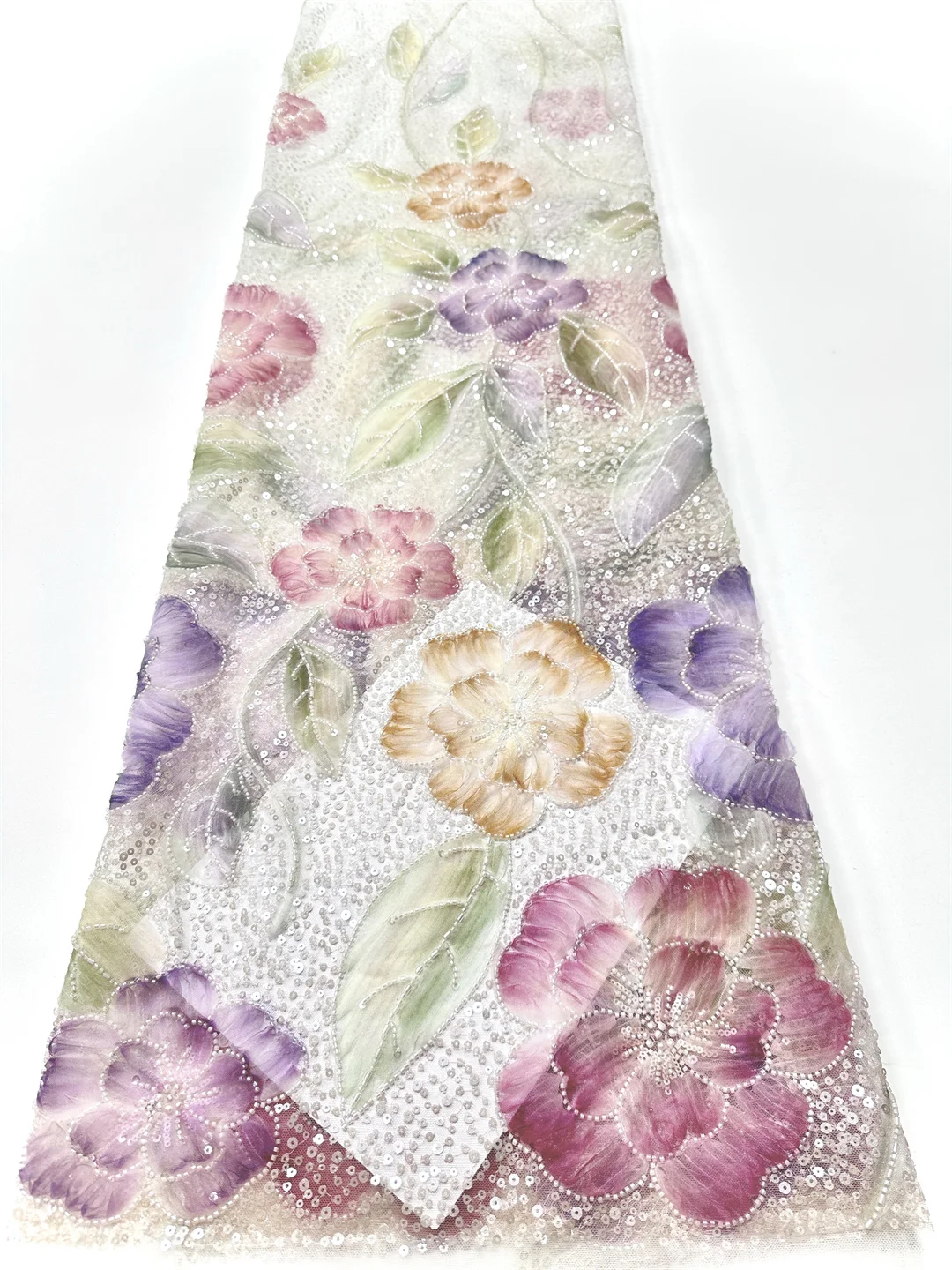 أحدث 2025 النيجيري الأفريقي فرنسا رائجة البيع تول أقمشة الدانتيل مع الخرز الترتر الراقية للعروس حفل زفاف خياطة فساتين