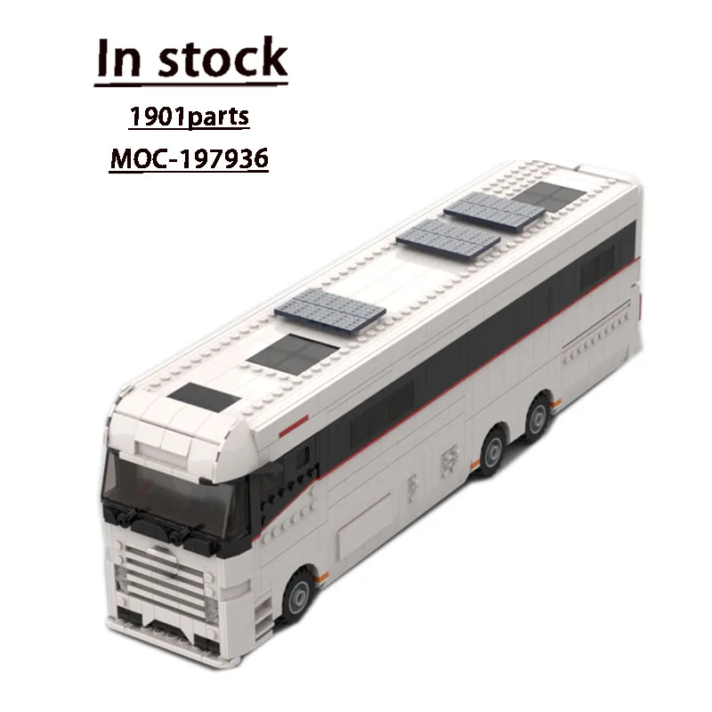 

MOC-197936 New Long-distance Passenger Bus LEGO Model 1901 Parts MOC Creative Gift for Boys and Children on Their Birthday.