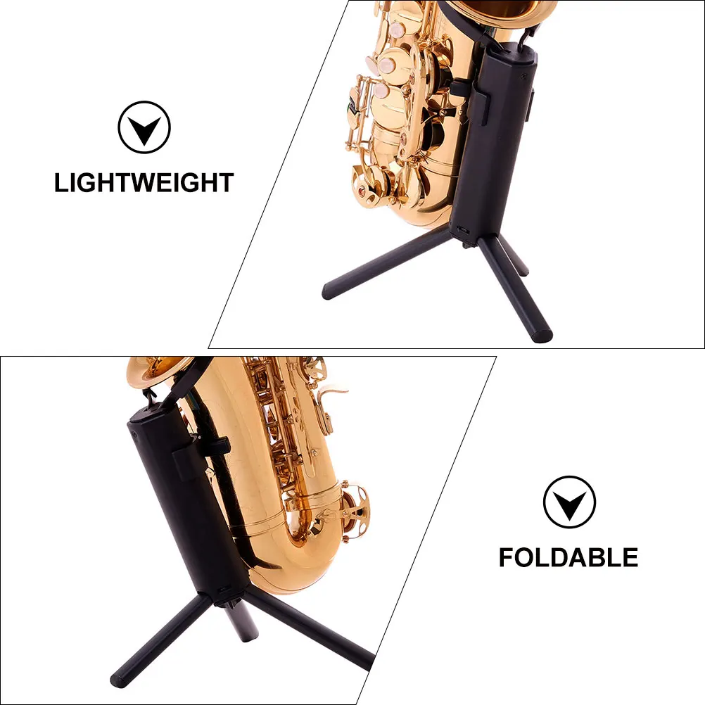 

Saxophone Stand Durable Practical Alto Holder Non-skid Accessory Foldable
