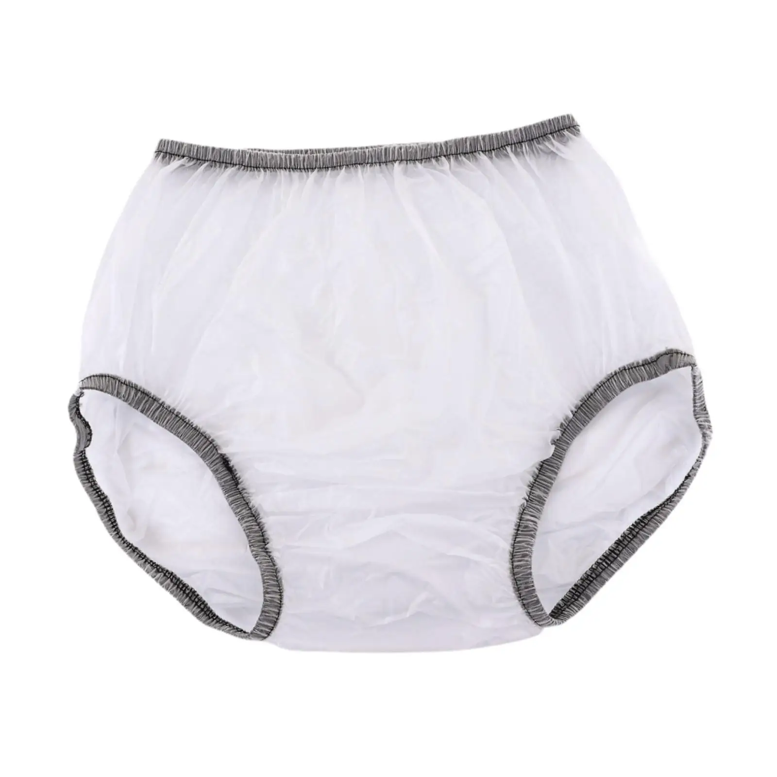 Quiet Incontinence Pants Adult Waterproof PVC Soft Diaper Panties for Elderly Men Women Post Surgery