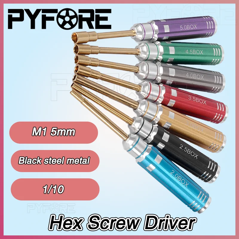 

Шестигранный ключ PYFORE - 2,0/2,5/3,0/3,5/4,0/4,5/5.0 BOX Радиоуправляемая модель автомобиля Гусеничный багги Инструменты для ремонта грузовиков Радиоуправляемые автомобили