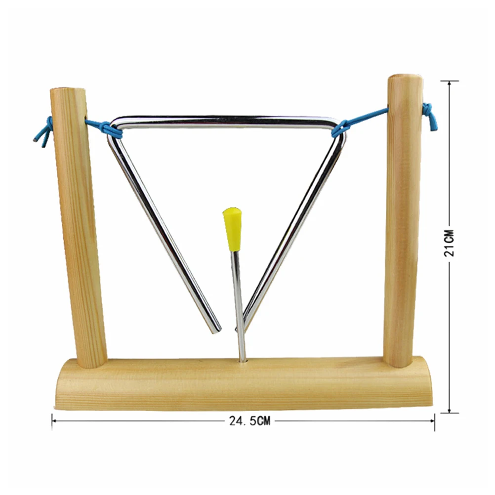 

Triangle Iron Musical Instrument Kids Music Teaching Tools Early Educational Toy Percussion Sound Development Gifts