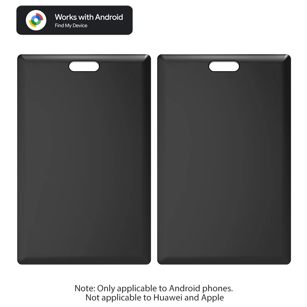 1pack Android Wallet Tracker Card Tracker Tag, werkt met Google Find Hub-app (NIET voor IOS of Huawei), waterdicht voor sleutelsbagage - afbeelding 1