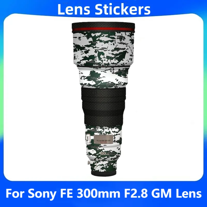 

Наклейка на объектив Sony 300 гm, наклейка на объектив SEL300F28GM для Sony FE 300 мм F2.8 GM OSS, наклейка на объектив FE300 F2.8, оберточная крышка