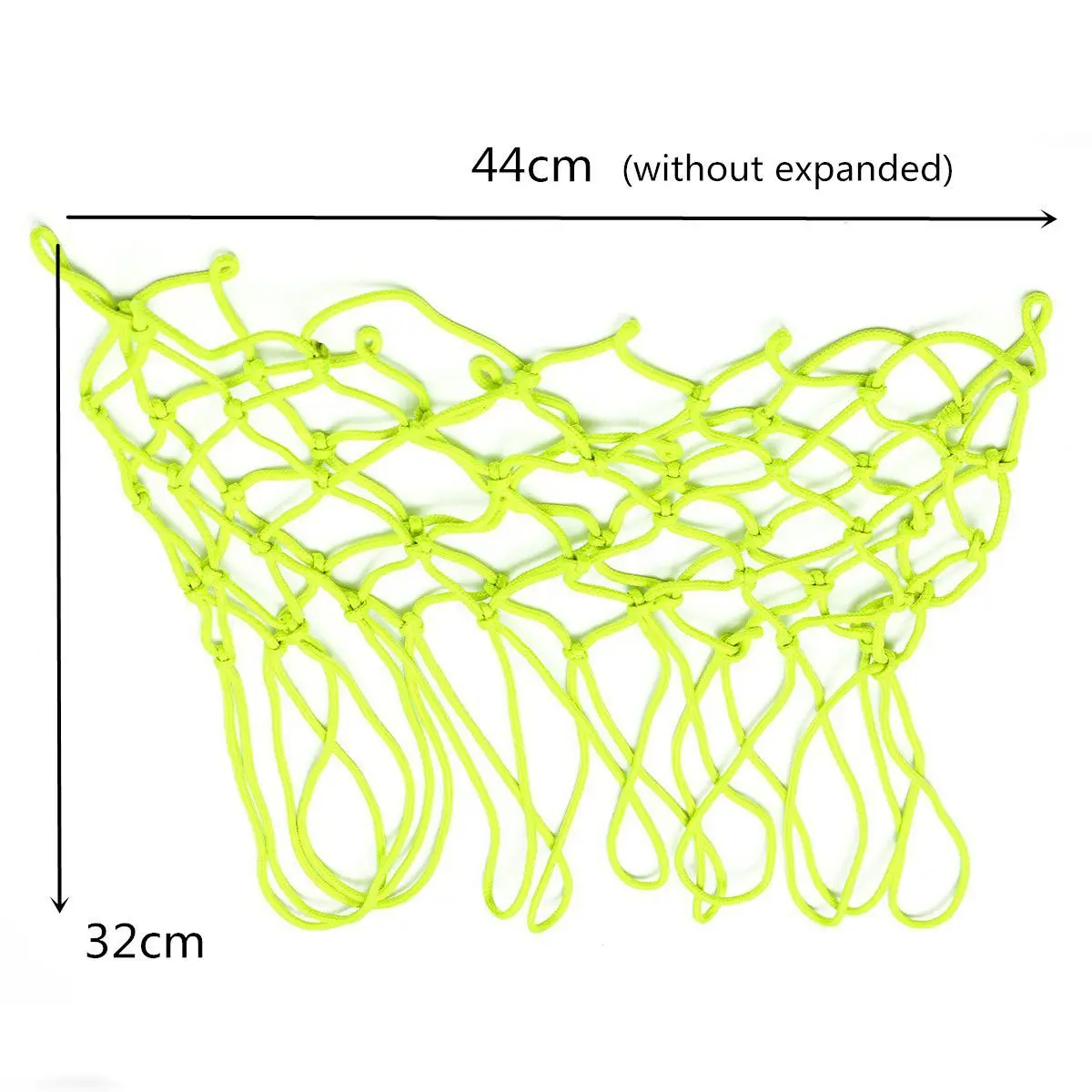 

RTENTE-Glow In The Dark Basketball Net Light Powered Sun Standard Size Shooting Training