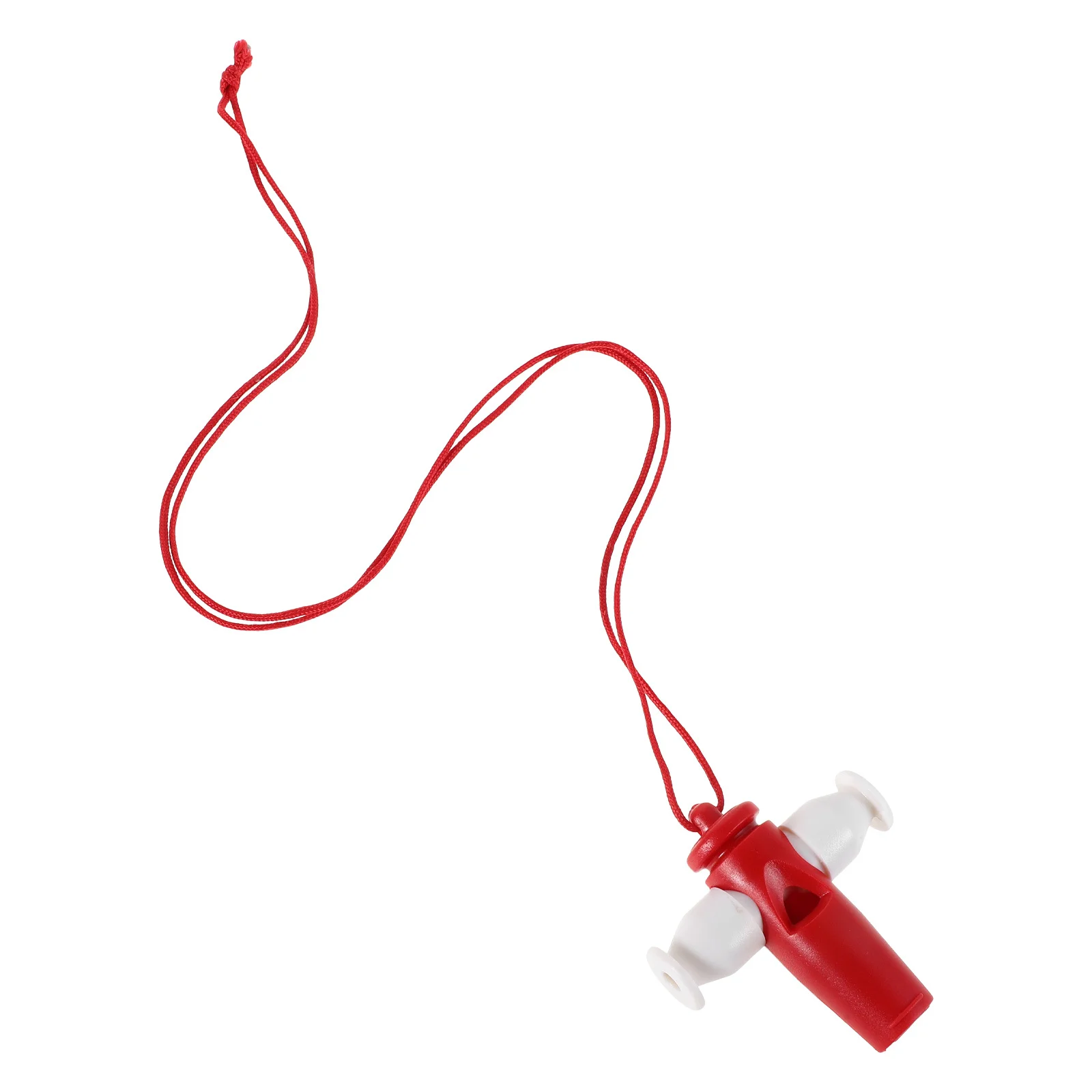 

Samba Plastic Red Lightweight Kids Children Party Noise Maker Training Coaches Referees Outdoor Survival Camping Loud Clear