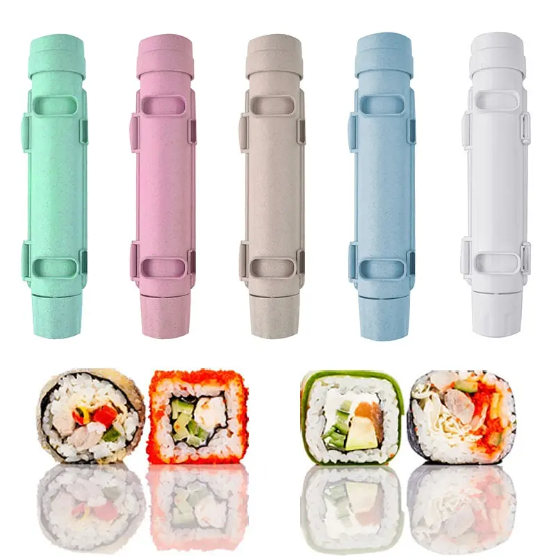 

Japanese Roller Rice Mold Sushi Maker Sushi Bazooka Vegetable Meat Rolling Tool DIY Sushi Making Machine Kitchen Sushi Tool