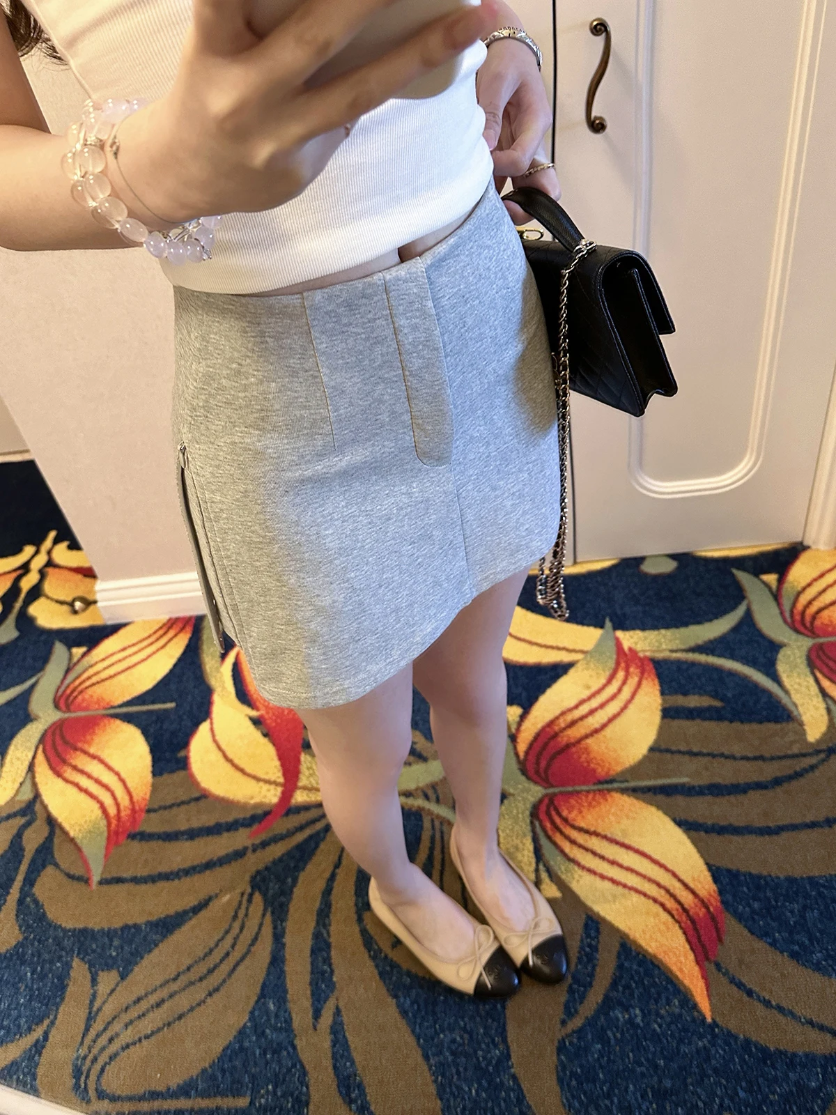 

Dabaoxi Core 2025 Новые американские спортивные юбка-брюки для женщин, летние, тонкие, из хлопка, полиэстера и спандекса, А-силуэт, Pure C