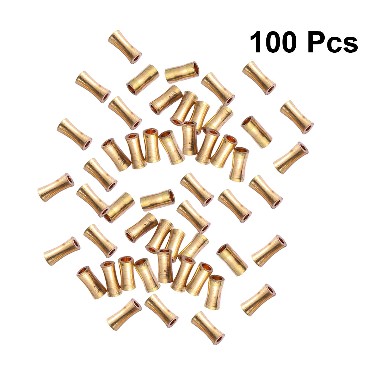 100pcs Brass DIY Jewelry Accessories Bamboo Joint Shape Beads Prayer Beads Accessories for Necklace Bracelet Earring Making Bron