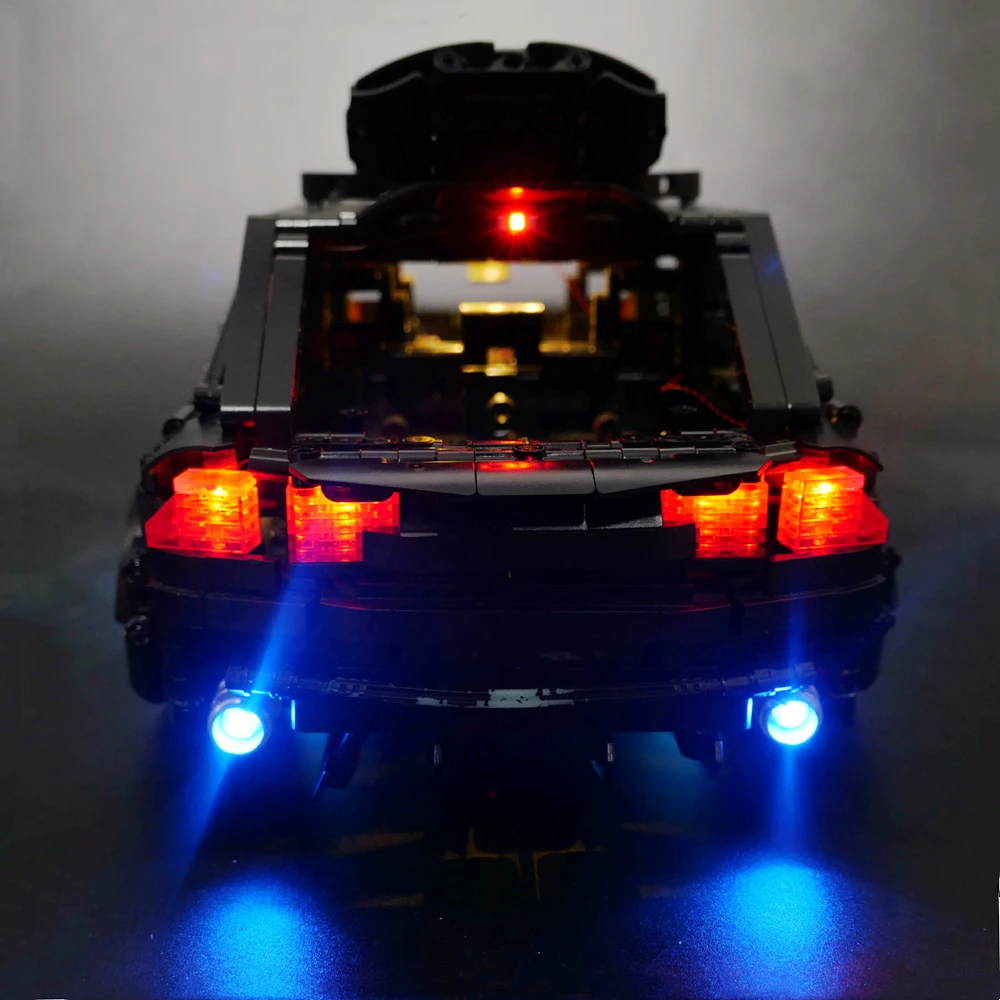 T5023 Remote Control LED Light Set APP RC Motor For AudiL RS6 Avant Station Wagon Building Blocks Bricks Lepinblocks Toys