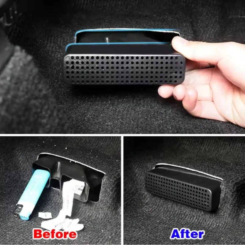Car Seat Air Conditioner Duct Vent Outlet Grille Cover trim fit For Toyota C-HR CHR 2017-2020 car Accessories