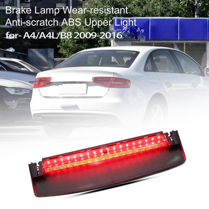Car 3RD Third Brake Stop Light 8K5945097 for A4 4 S4 B8 2009-2015 Rear High Third Brake Signal LED Lamp-ABVK