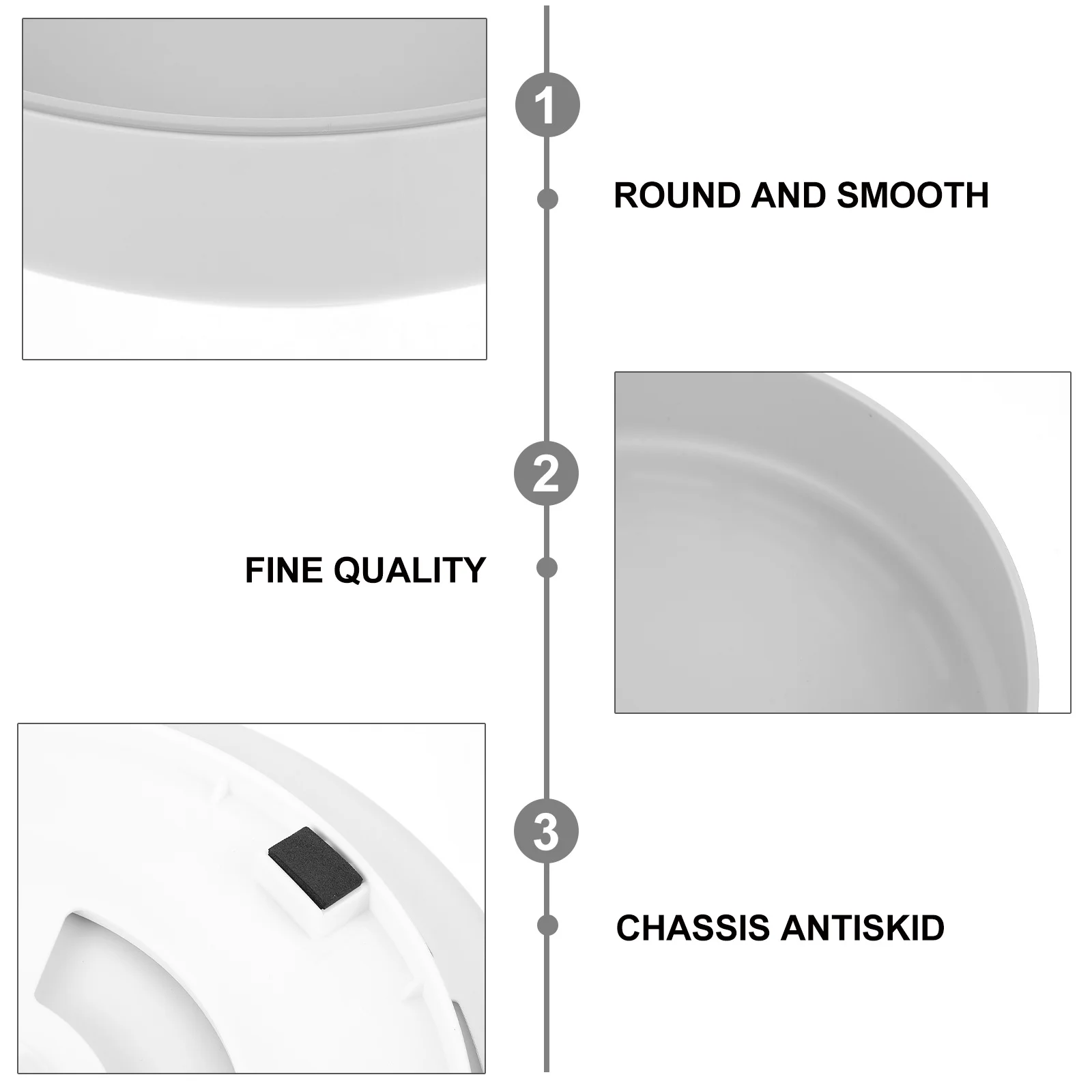 

1pc Rotating Storage Tray 360° Turntable For Kitchen Seasoning Bottle Holder Desktop Organizer Plate Home Storage