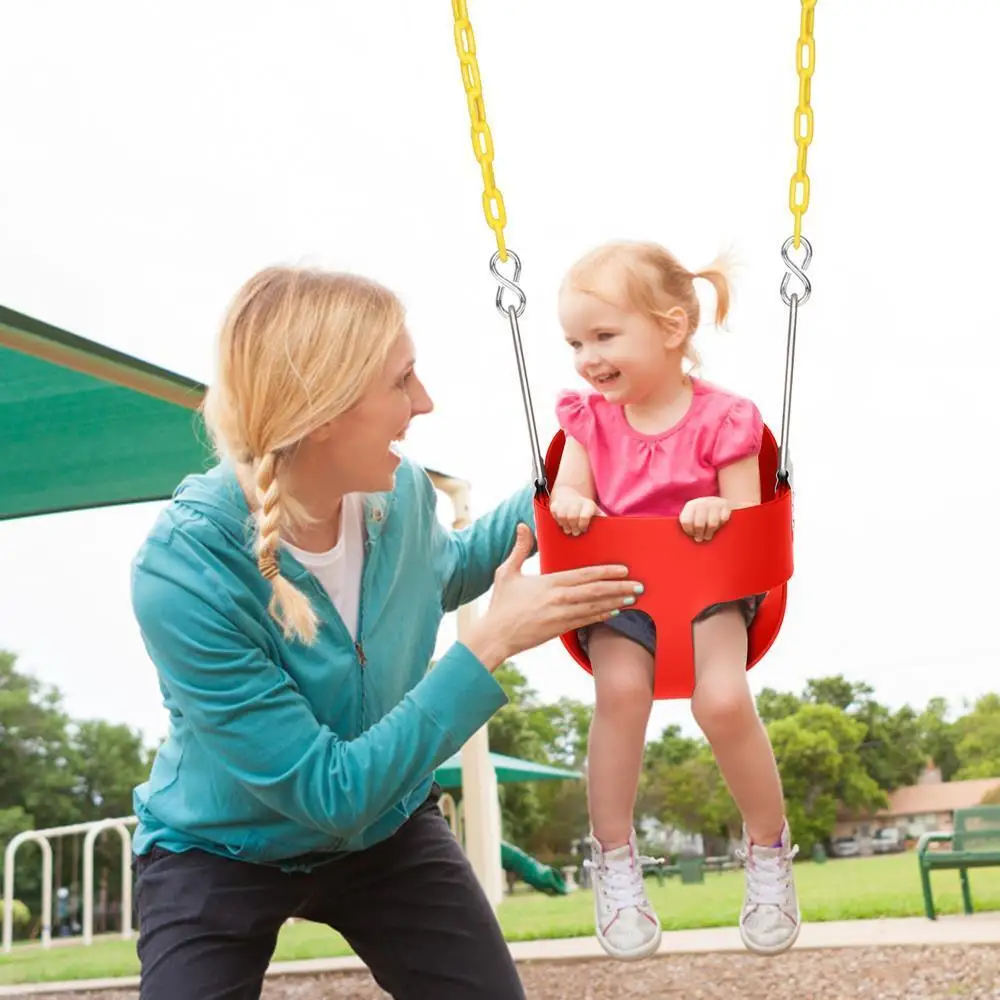 

Toddler Swing Seat - Heavy Duty Chain Plastic Coated - Playground Swing Set