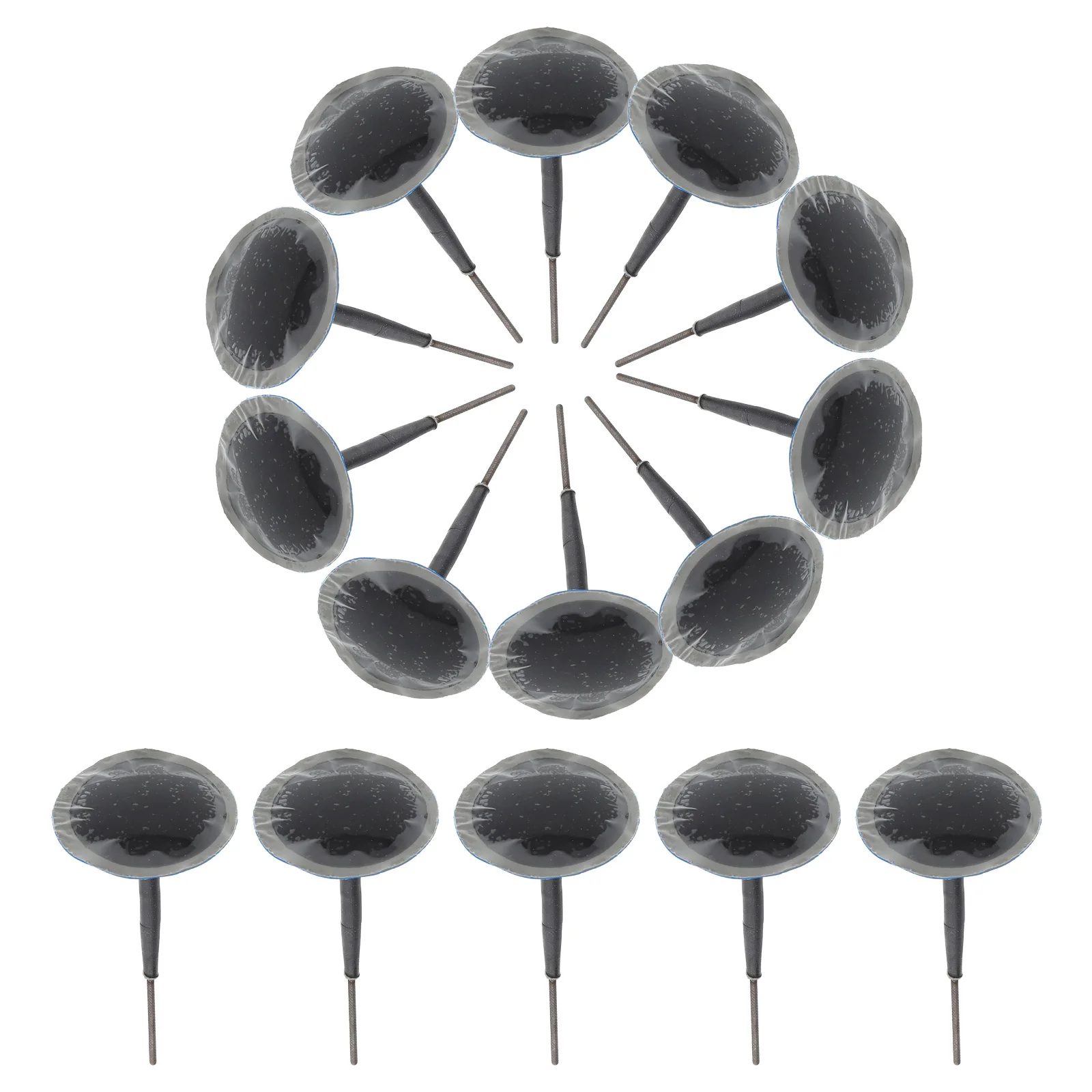 

24pcs Mushroom Tire Plugs Durable Material Repair Tubeless Tires Prevent Leaks Driving Safety Rubber Patch Kit Professional Tire