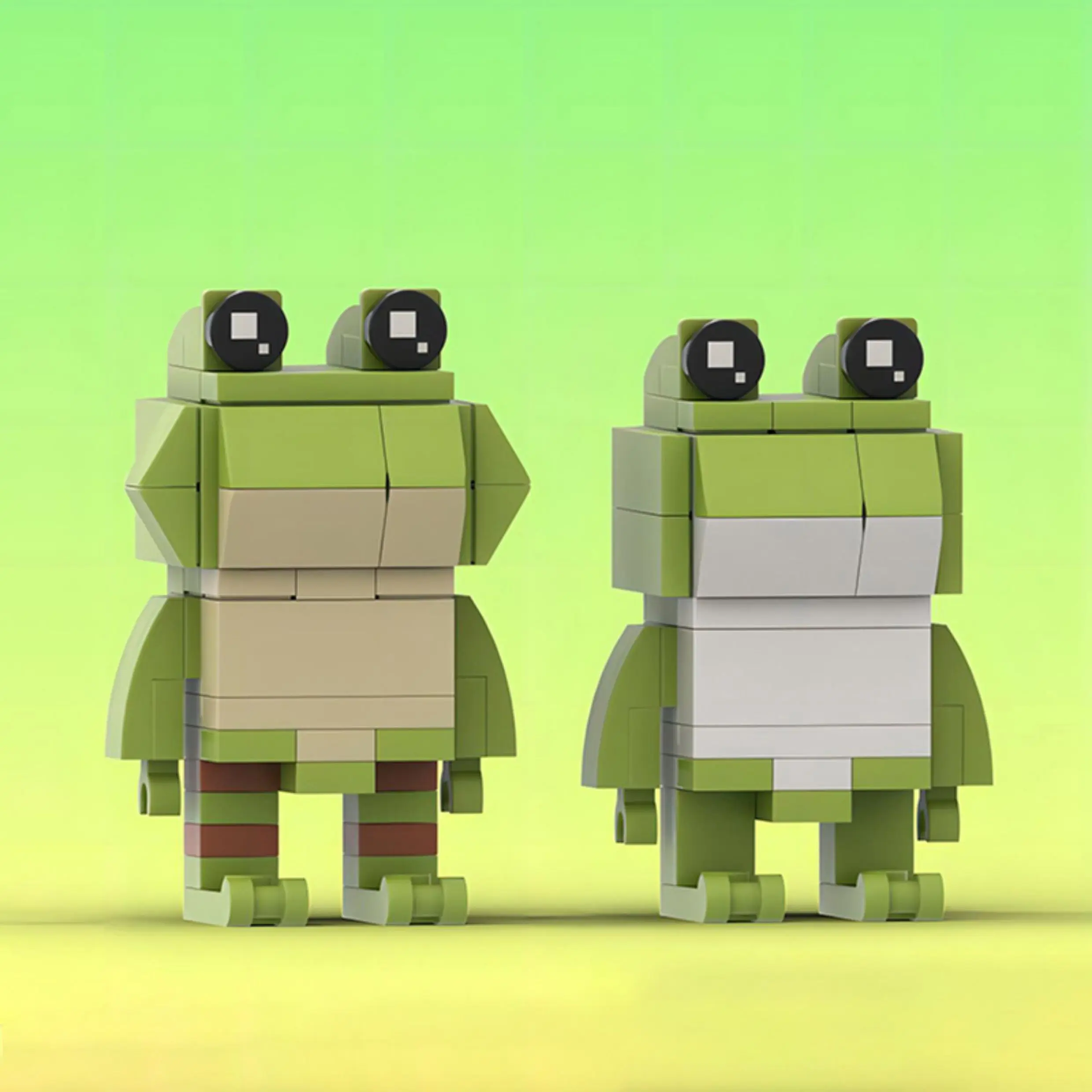 Animierte Filmserie, Actionfiguren, Infantaed-Bausteine, MOC, Kinderpuzzle, Spielzeug, Froschpuppen-Modell, DIY, Sammlerstück für Erwachsene, Geschenk – Detail 7