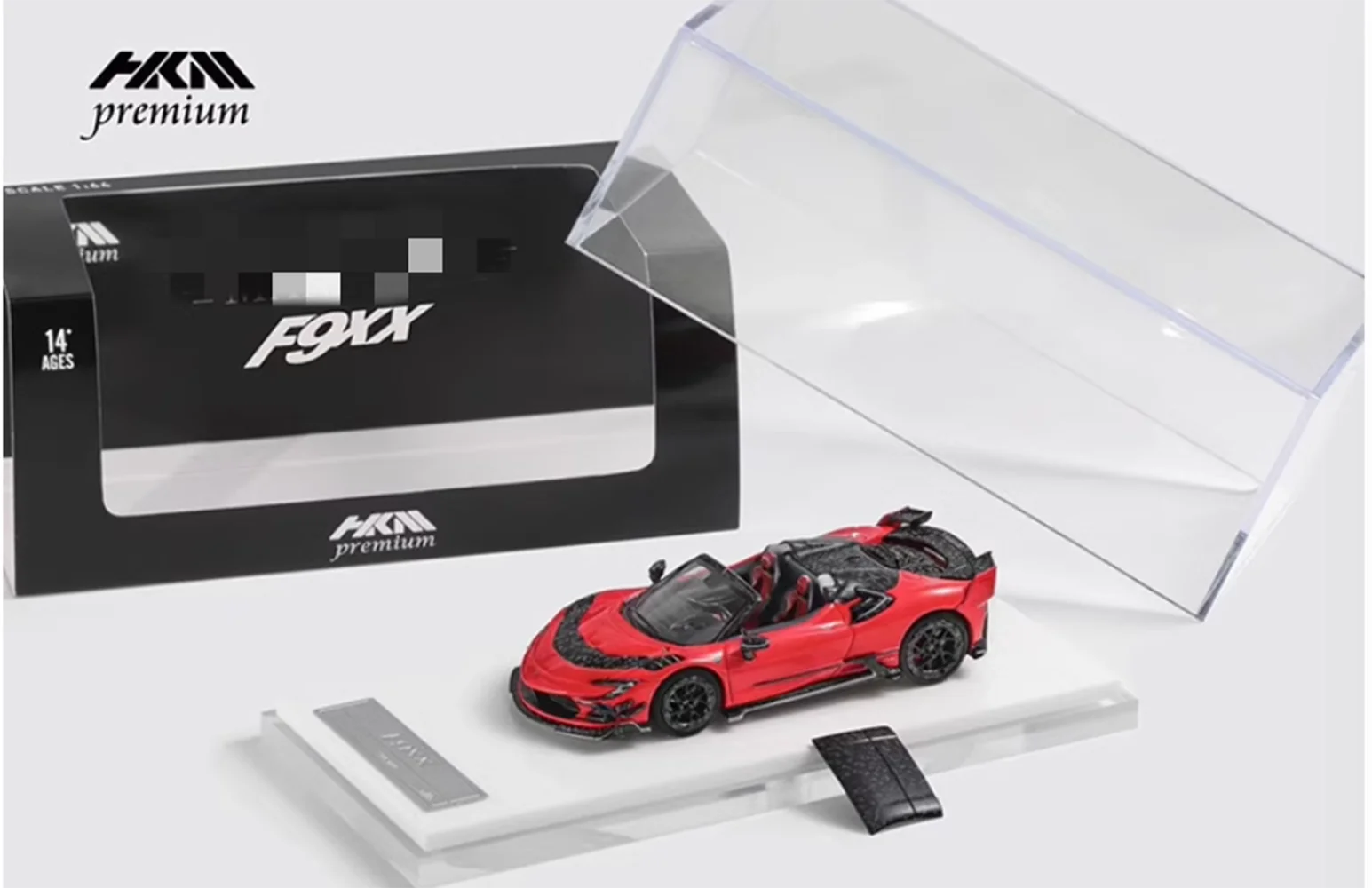 HKM 1:64 SF90 F9XX Sport Roadster Model Car Diecast Collection Limited Edition Hobby Toys