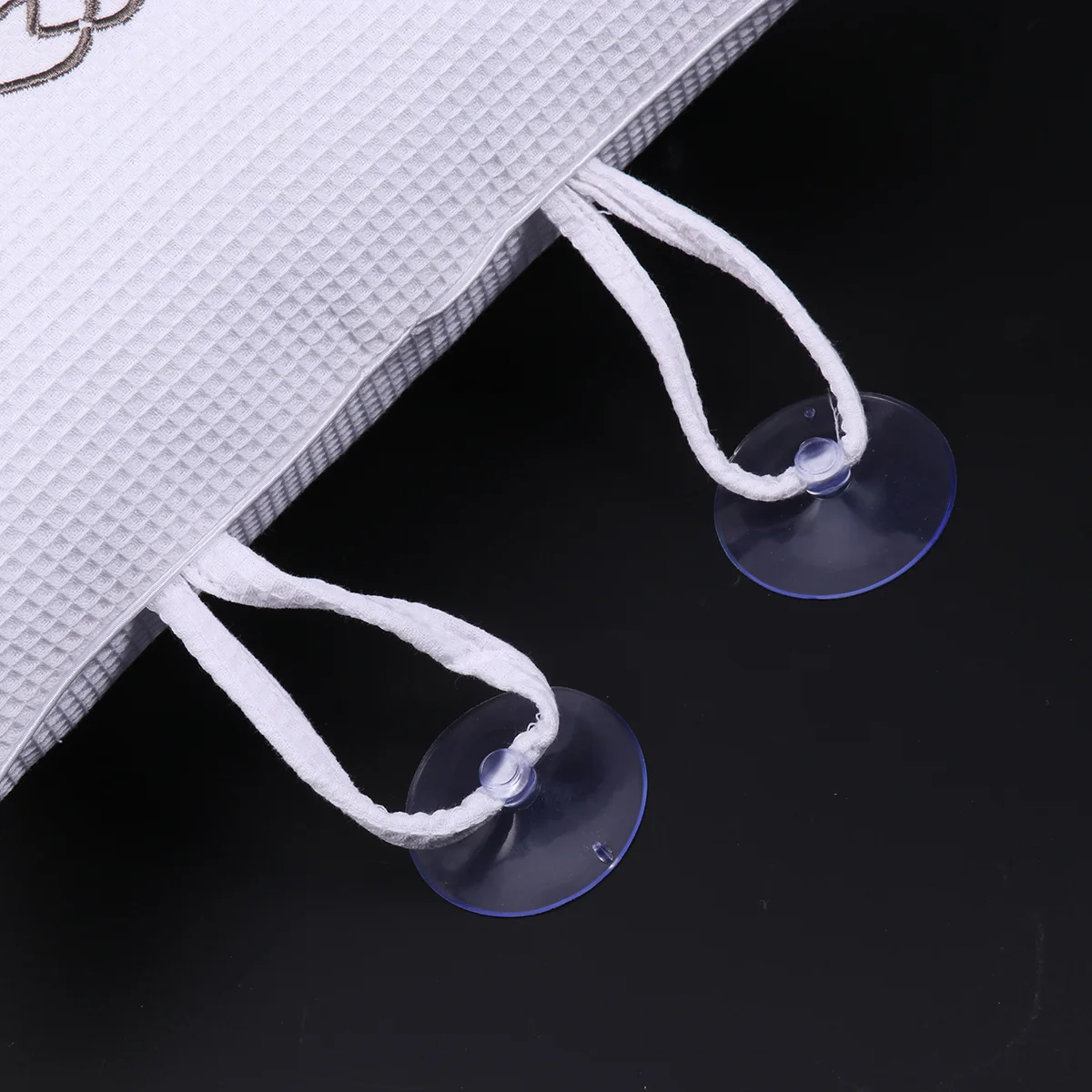 Bathroom Bath Pillows PVC Air Bags Anti-slip Bathtub Pillow Spa Bath Cushion Head Neck Rest Suction Cups (White)