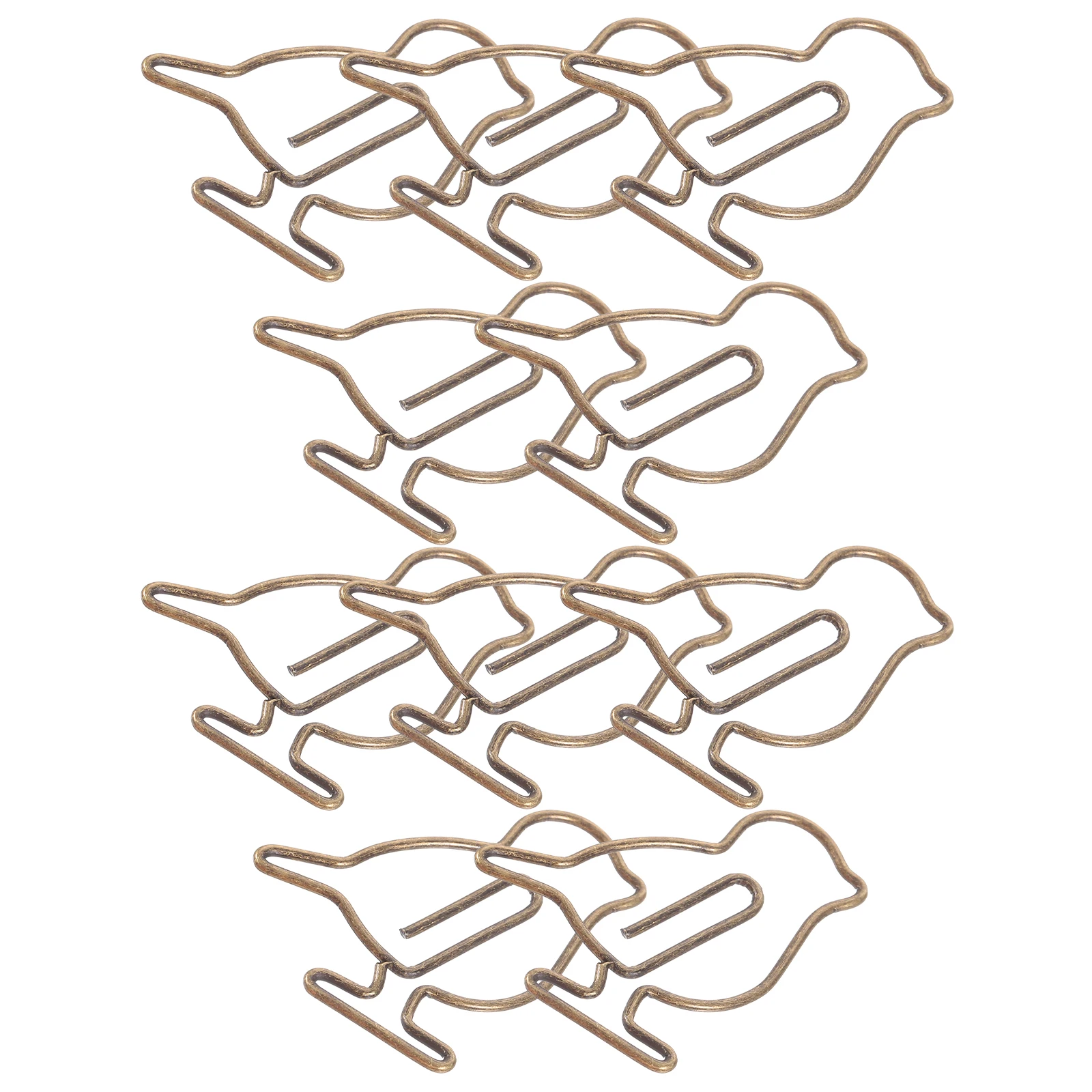 

20pcs Paper Clips Cute Mini Office Supplies Bookmarks Document File Clips Metal Creative Pins For Notes Photos