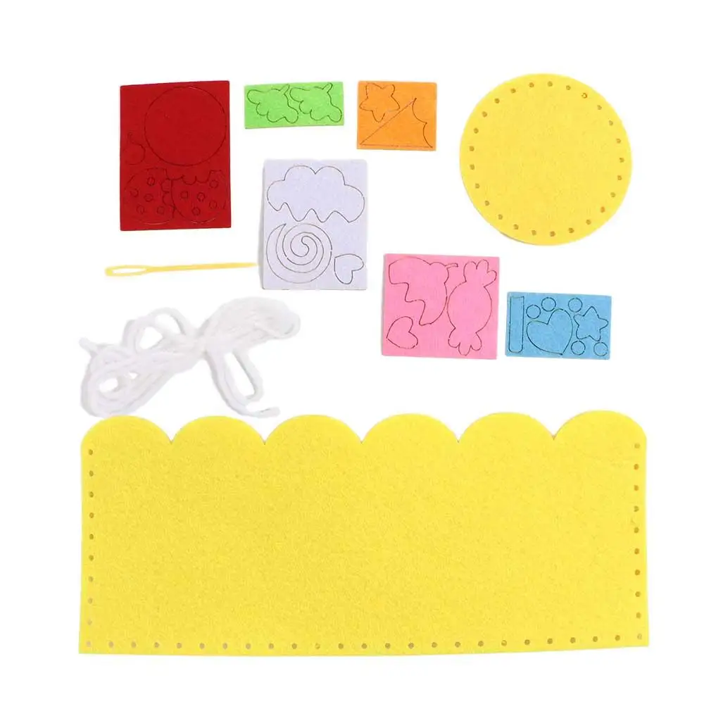 Gifts Material Pack For Children Crafts Toys DIY Craft Non-Woven DIY Pencil Holder DIY Pen Holder Handwork Pen Container