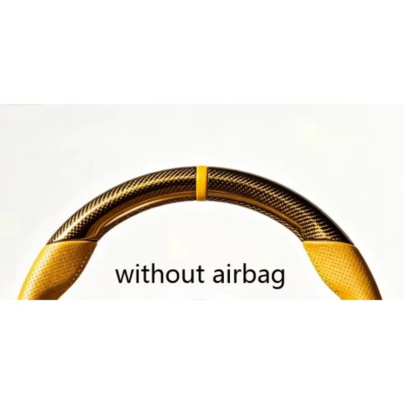 Custom Forged Carbon Fiber Leather Sport Steering Wheel Hot Modified Universal Interior Refit Upgrade Parts - view 2