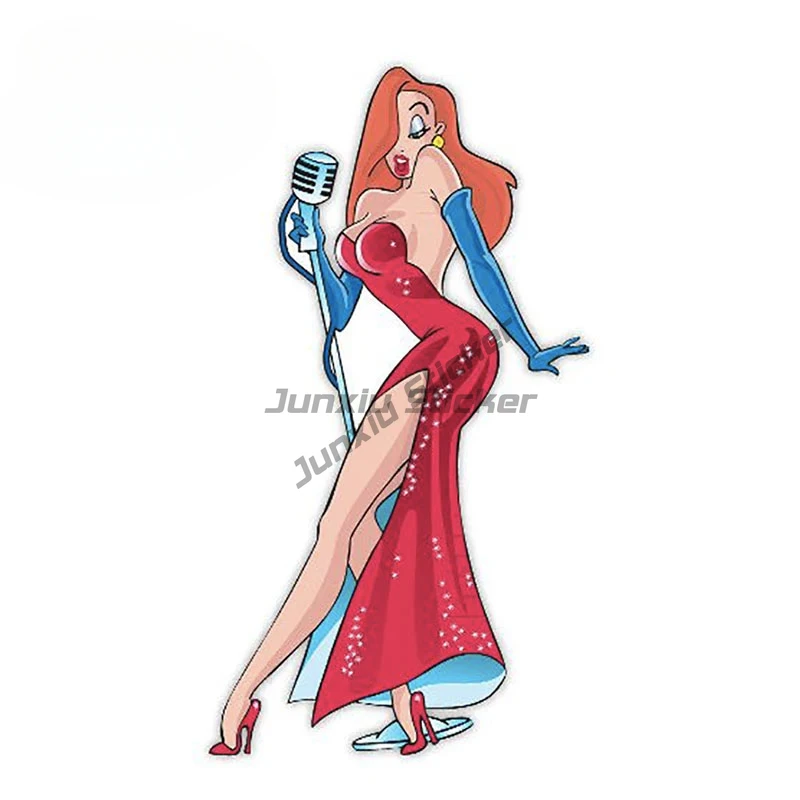 Car Stickers Personality Jessica Rabbit Sticker Vinyl Decal Car Styling DIY Motorcycle Auto Decorative Accessories