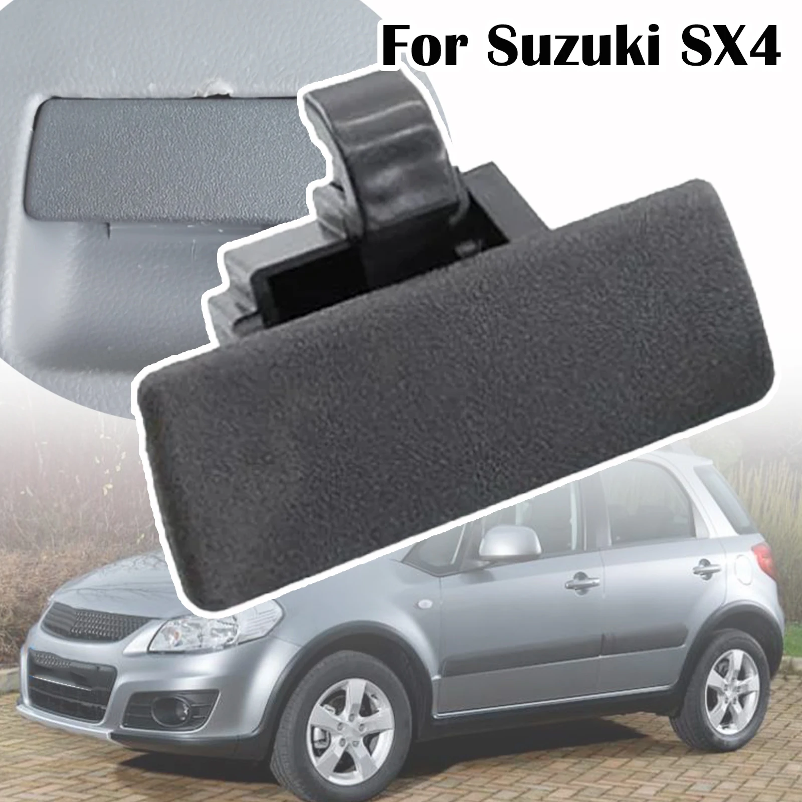 Handschuh fach Deckel Abdeckung Schloss Griff Clip Baugruppe für Suzuki SX4 Swift 2007-2013 grau 2007 j02p4z 2013 j02v6n Ersatzteile