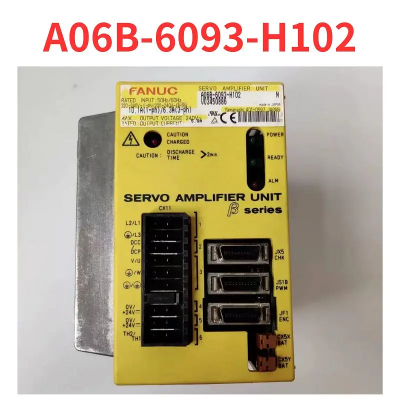 

Second-hand A06B-6093-H102 Servo driver test OK Fast Shipping