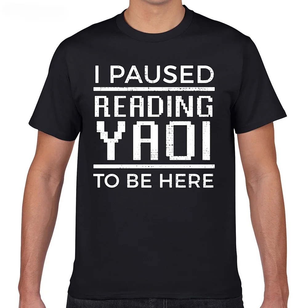 

Топы yaoi fujoshi аниме, модная белая мужская футболка Geek на заказ, брендовая футболка с короткими рукавами, хлопковая Новое поступление, наряды с круглым воротником