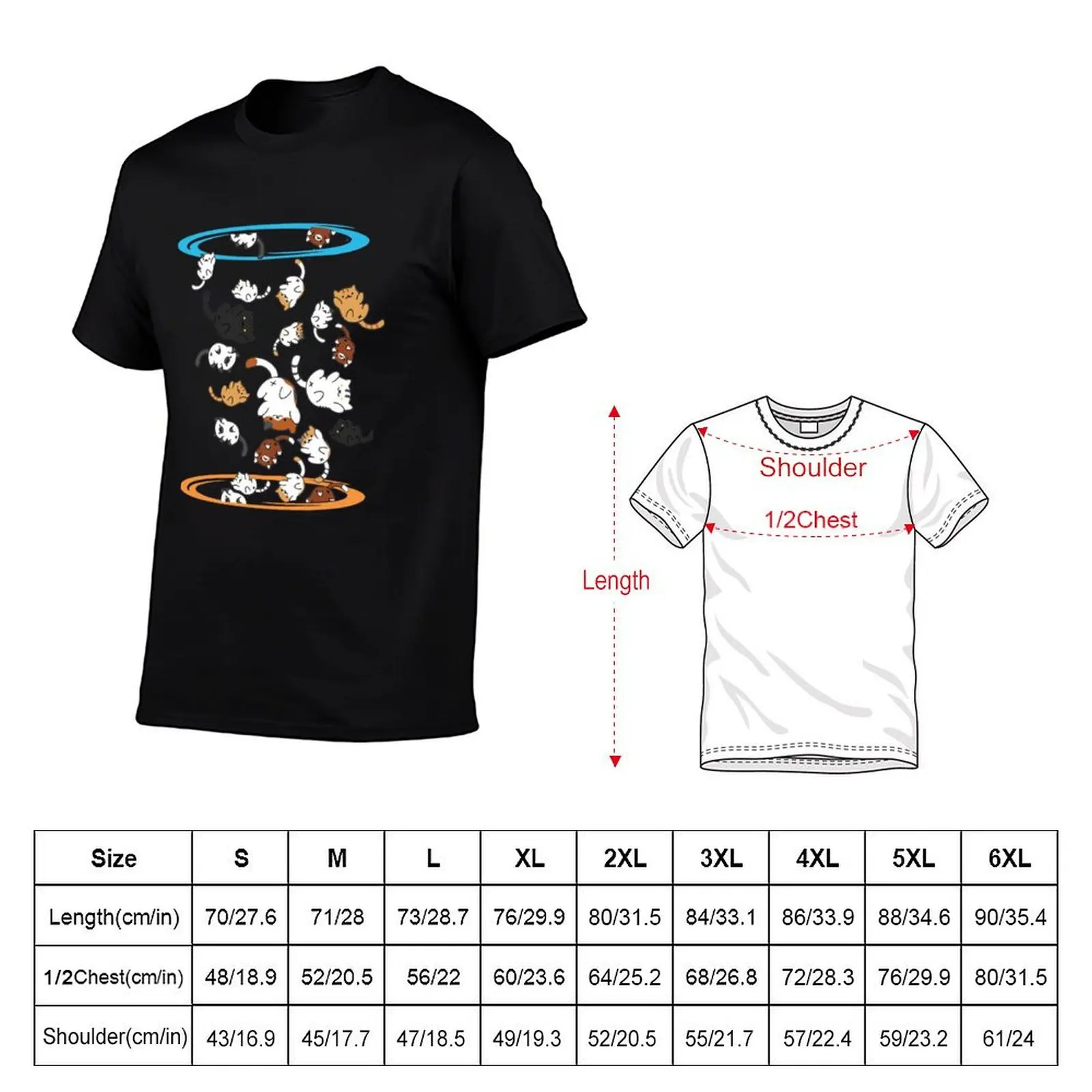 Neko Portals T-Shirt oversized croswit shirt man T-shirts for men cotton