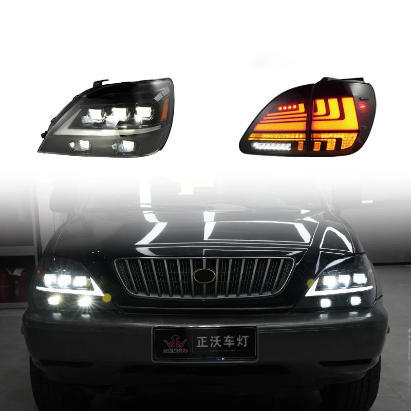 

Zhengwo Head Light Led Tail Lights For Lexus RX 1998-2002 Tail Lamp Start Up Led Headlight