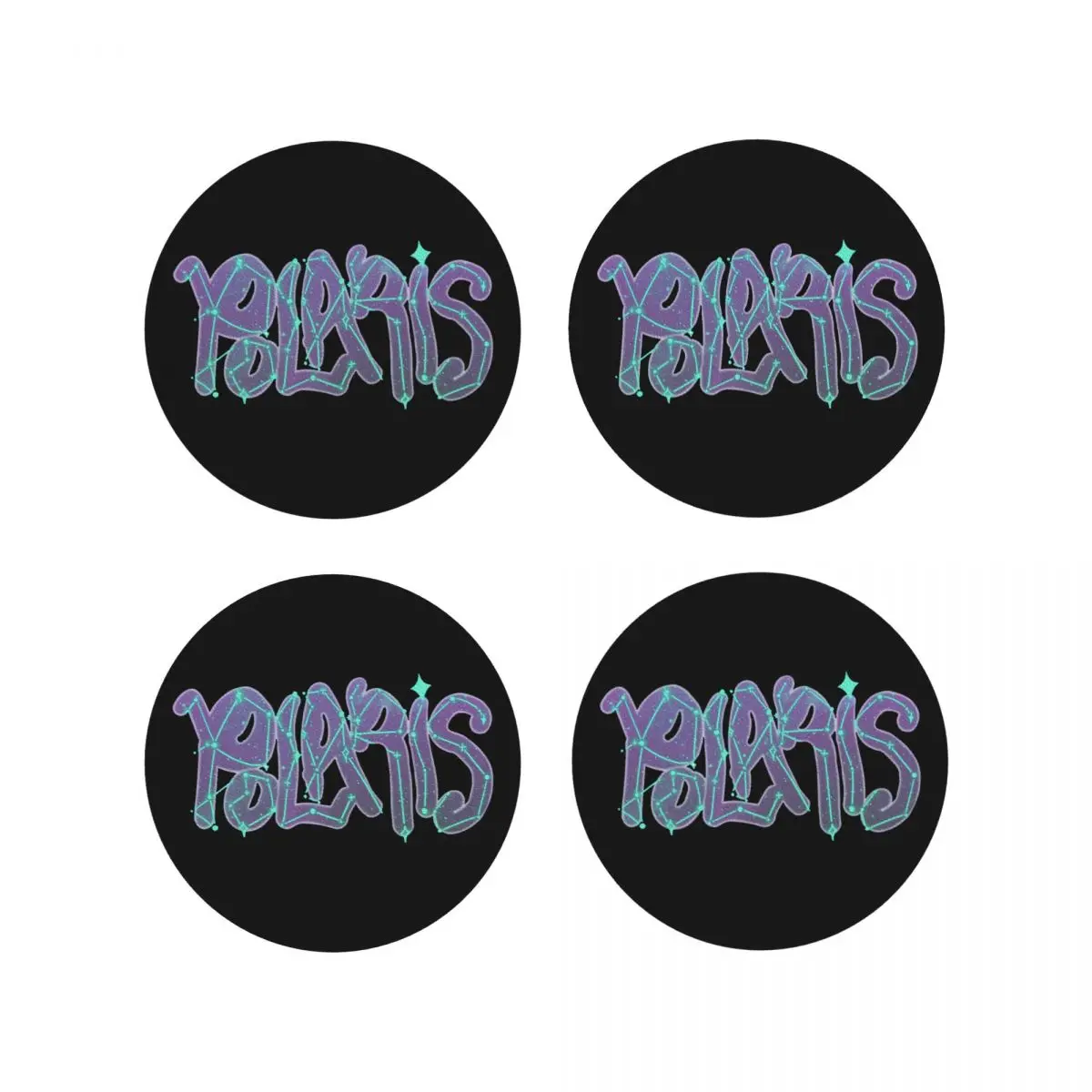 Polaris Saiko 1371KM Coasters Kitchen Placemats Waterproof Insulation Cup Coffee Mats For Decor Home Tableware Pads Set of 4