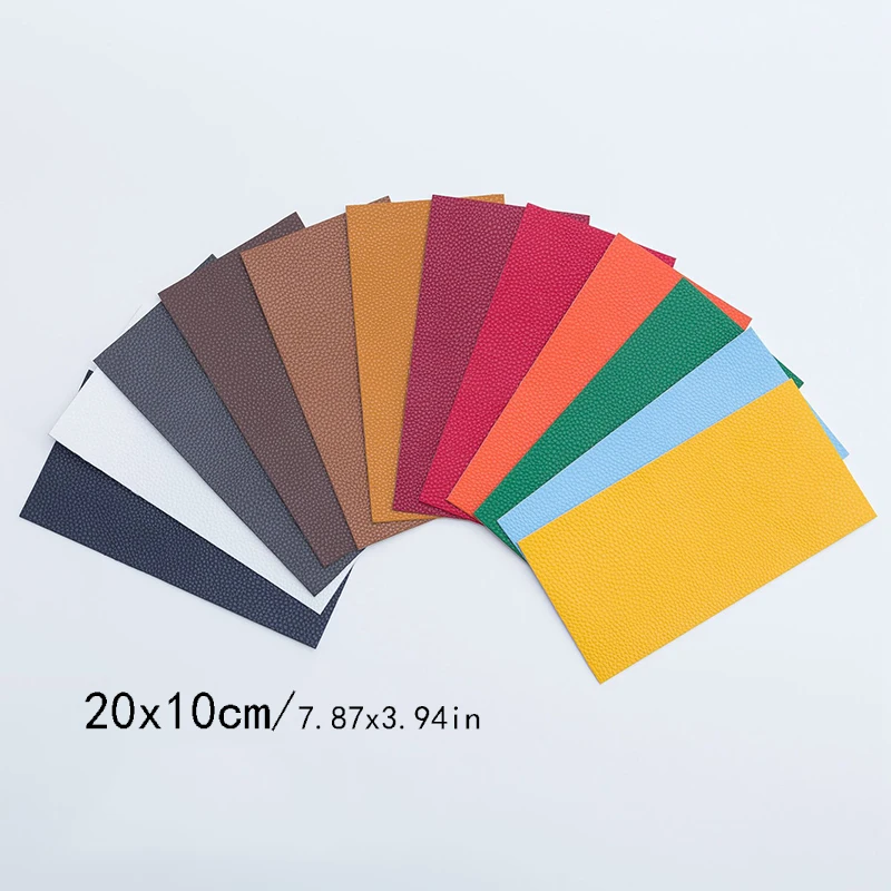 20x10cm Self Adhesive Leather PU Fabric for Furniture Sewing Bag Clothing Sofa Car DIY Material Leather Chair Hademade Leather