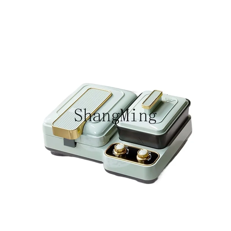 

ZYY Multifunctional Breakfast Machine 4-in-1 Light Food Machine Household Waffle Machine