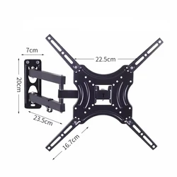 Wall-mounted TV bracket Retractable Holder TV Expansion Mounts LED LCD Screen monitor bracket Stable Flexible Arm Mounts Stand