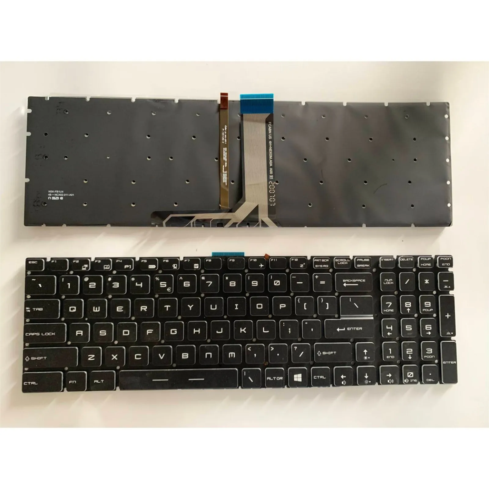 Layout US RU per tastiera portatile MSI MS-1771 1772 1773 13F1 16U6 16U1 GP65 GE75 GP73
