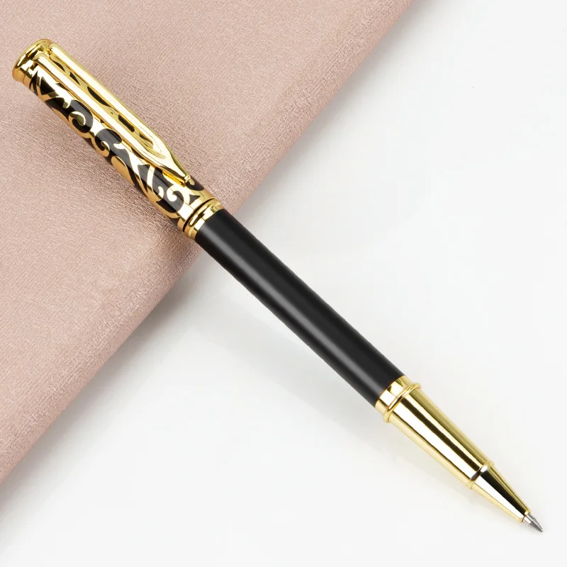 Custom Golden Text Gel Pen School Supplies Stationary Luxury Office Accessories Cute Pretty For Funny Korean Writing korean