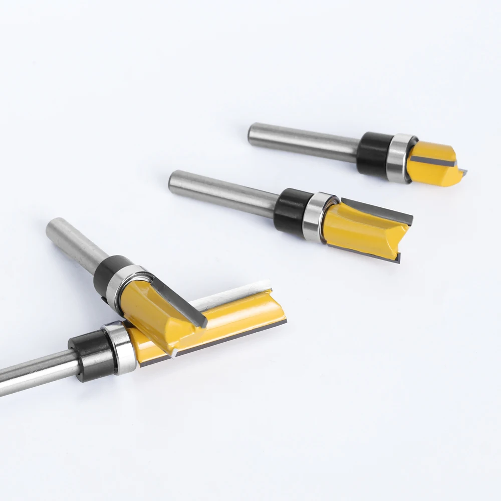 Imagem -05 - Lavie-flush Trim Straight Bit com Bering Dobradiça Mortising Router Cortador de Madeira Padrão Mc09061 mm 1pc