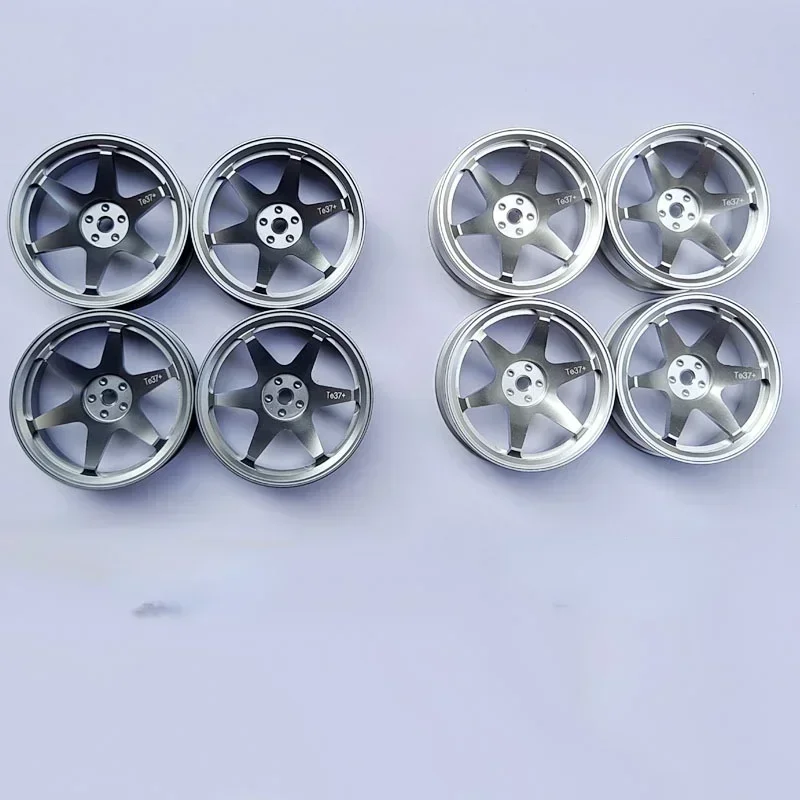 4-Piece RC Wheels, Spare Parts & Accessories, Aluminum Alloy Wheel Hubs for 1:10 Vehicles