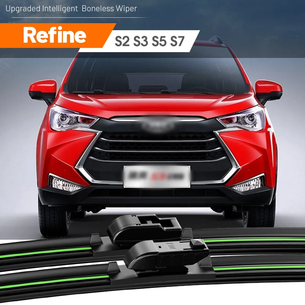 

2pcs For JAC Refine S2 S3 S5 S7 2013-2023 Front Windshield Wiper Blades 2014 2017 2018 2019 Windscreen Window Accessories