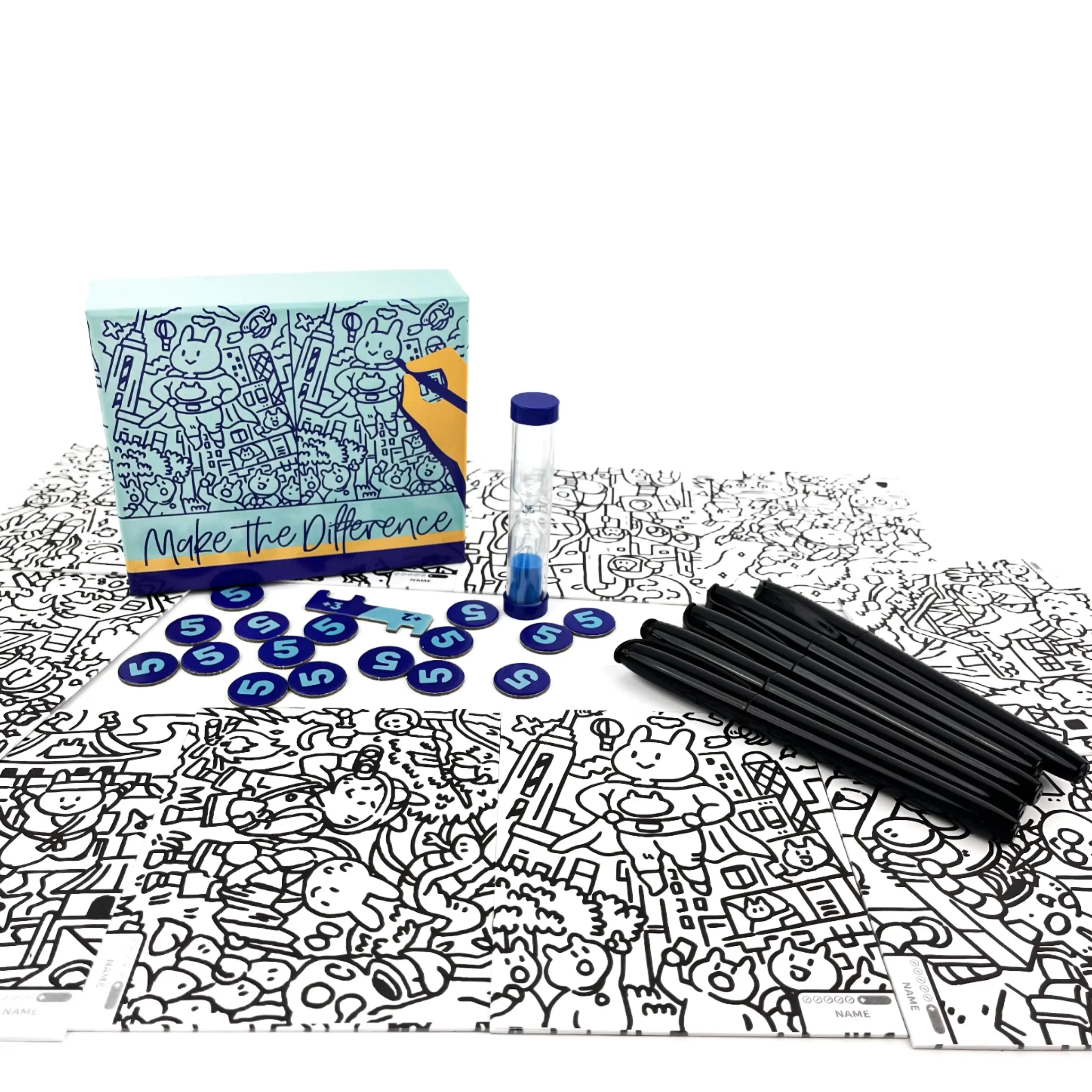 

Настольная игра «Сделай разницу» для совместной стратегии 2–6 игроков — «Ударная команда», игра для семьи и друзей N