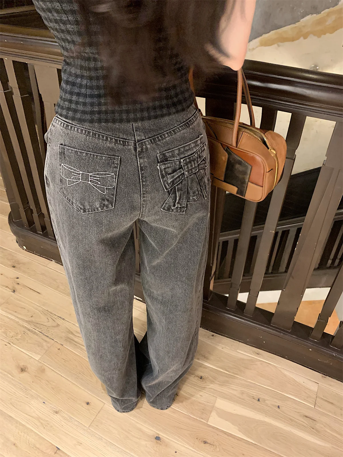 

Kikimy California Casual Day Women's Straight Leg Jeans Faionable Loose Fit Slimming Denim Pants Autumn Collection