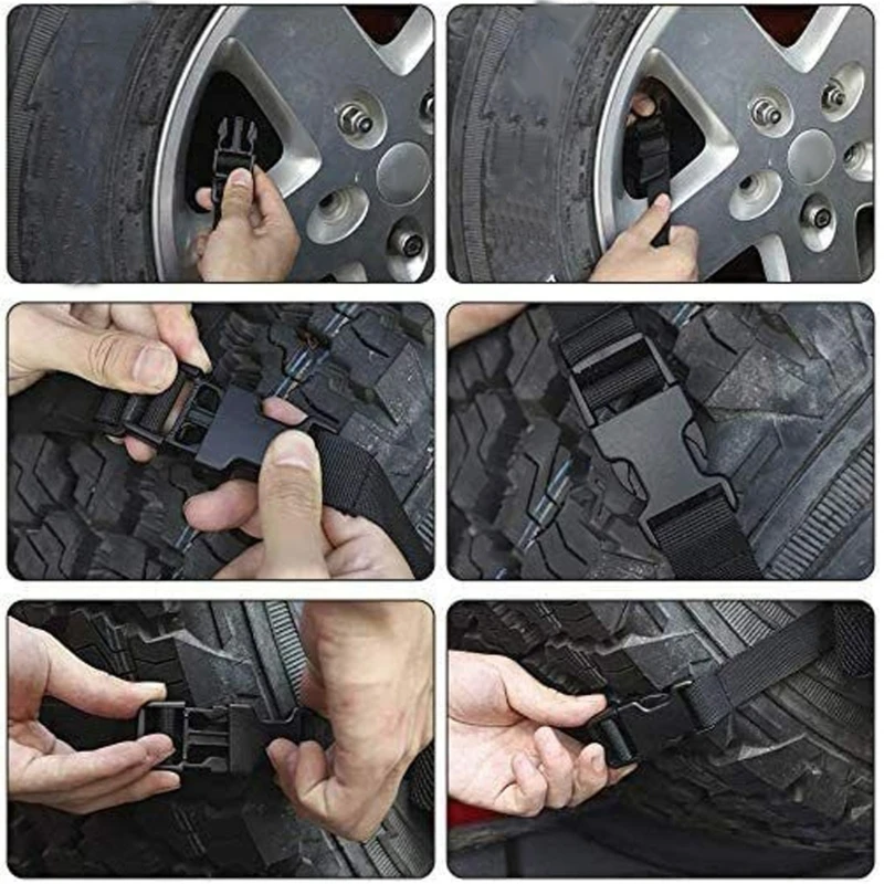 Vehicle Spare Tire Cargo Bag Expandable Spare Tire Backing Storage Pouches Spare Tire Holding for road & Campers Dropship