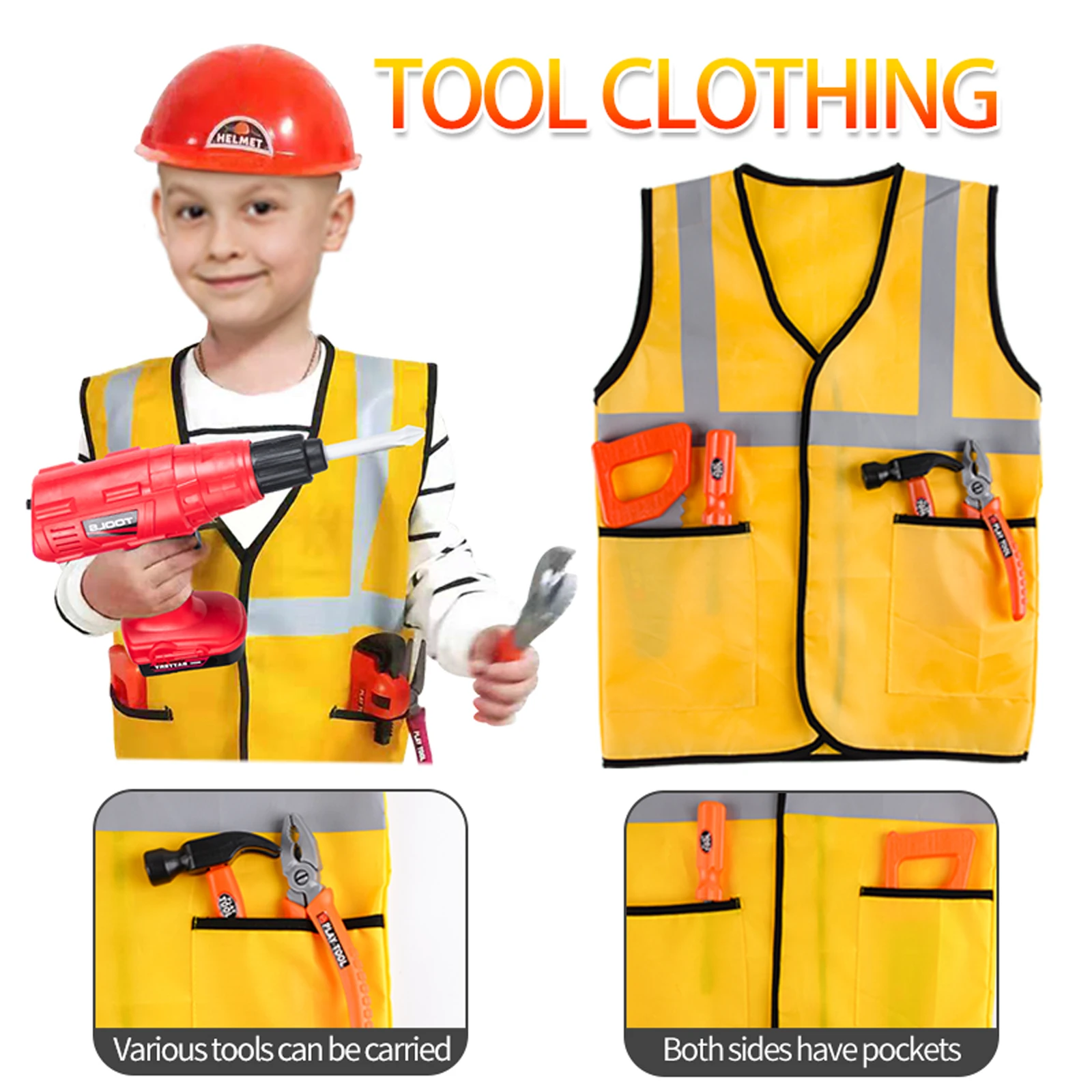 Crianças kit de caixa de ferramentas brinquedos educativos simulação ferramentas reparo brinquedos broca jogo plástico aprendizagem engenharia puzzle brinquedos presentes para menino